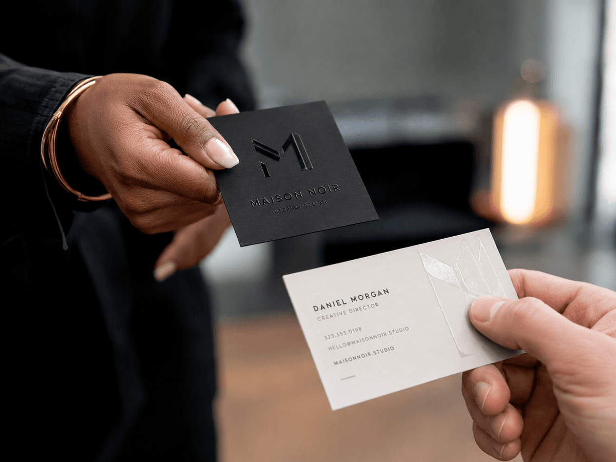 Spot UV Business Cards