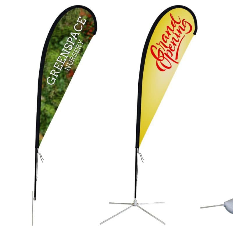 Tear Drop Banner printing
